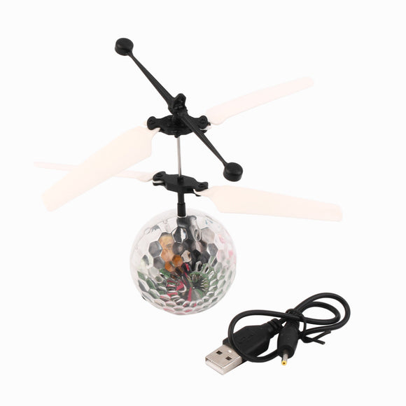 2016 Newest Funny Kids Gift Sensing Crystal Ball Induction Fly Ball Dazzle Colour Lights with double blister packaging