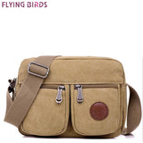 FLYING BIRDS men messenger bags man bag men's travel bags new purse  bolsas  high quality fashion canvas handbag LM4273fb