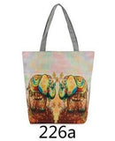 FLYING BIRDS carton printing canvas bag women handbag women's bags shoulder bag high quality fashion pouch bucket bags LM4364fb