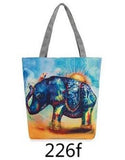 FLYING BIRDS carton printing canvas bag women handbag women's bags shoulder bag high quality fashion pouch bucket bags LM4364fb