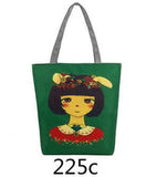 FLYING BIRDS carton printing canvas bag women handbag women's bags shoulder bag high quality fashion pouch bucket bags LM4364fb