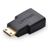 Ugreen HDMI female TO Mini HDMI Adapter converter gold plated connector HDMI V1.4 Ethernet 1080P 3D hdmi adapter