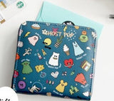 FLYING BIRDS women wallets brands short style purse dollar price printing designer purses card holder coin bag female LM4158fb