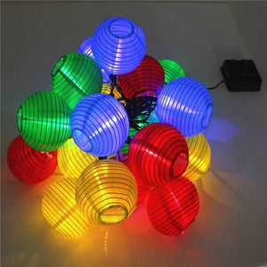 635CM Solar Power 30 LED String Light Lantern Fairy Lamp Christmas Wedding Holiday Garden LED Outdoor Light Decoration