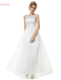 Wedding Dresses HE08447 Ball Gown Ever Pretty 2017 Women New Fashion Elegant White Vintage Sleeveless Lace Wedding Dress
