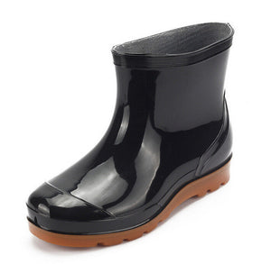 HEE GRAND Men's Rainbooots Fashion Men's Footwear Rubber Boots Rainning Working Shoes For Males XWX4399