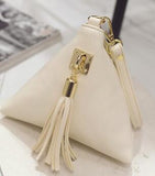 FLYING BIRDS women clutch rivet leather bags Triangular zipper bag ladies purse party bags high quality handbag 2017 LM4361fb