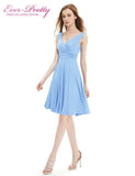 Cocktail Dress Ever Pretty Green 2017 New Arrival Women V-neck Sleeveless High Stretch Dress AP05294 Special Occasion Dresses