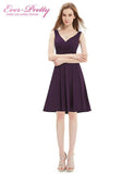Cocktail Dress Ever Pretty Green 2017 New Arrival Women V-neck Sleeveless High Stretch Dress AP05294 Special Occasion Dresses