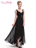Formal Evening Dresses EP09983 Ever Pretty 2017 New Arrival Real Photo Plus Size Double V Neck Rhinestones Long Evening Dress
