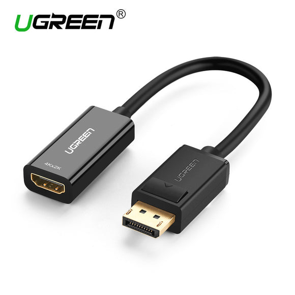 Ugreen 4K*2K DisplayPort DP Male to HDMI Female Cable Adapter  Display Port Converter for Projector HP/Dell Laptop