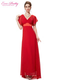 Evening Dresses HE09890 Padded Trailing Flutter Sleeve Long Women Gown 2017 New Chiffon Summer Style Special Occasion Dresses