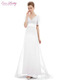 Evening Dresses HE09890 Padded Trailing Flutter Sleeve Long Women Gown 2017 New Chiffon Summer Style Special Occasion Dresses