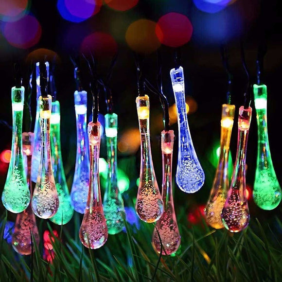 7m LED Fairy Light Solar Power 50 LED String Light Multicolor Wedding Christmas Party Decor Outdoor Lighting Garden Waterproof