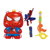 2017 Hot Sale Supper Heor Water Gun American Capital Spiderman Iron Man Batman Paintball Backpack Water Gun Toy Orbeez Toys