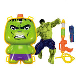 2017 Hot Sale Supper Heor Water Gun American Capital Spiderman Iron Man Batman Paintball Backpack Water Gun Toy Orbeez Toys