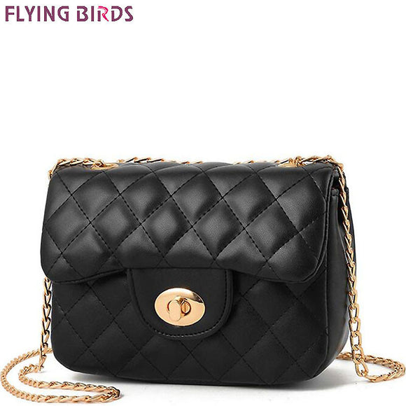 Flying birds women handbag luxury brands women messenger bags cross body chain Lingge designer shoulder bag purse  high quality