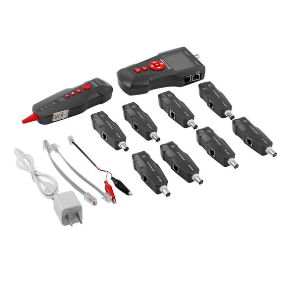 US Plu NF-8601W Multifunctional Network Cable Tester LCD Cable Wire Length Tester Breakpoint Tester