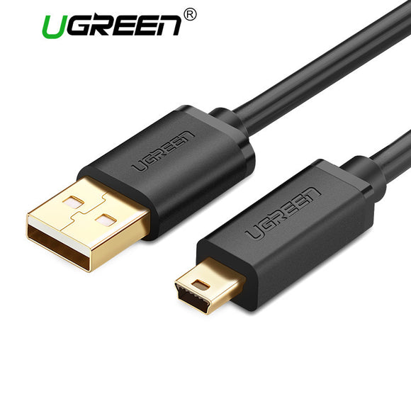 Ugreen Mini USB Cable Mini USB to USB Fast Data Charger Cable for Cellular Phones MP3 MP4 Player GPS Digital Camera HDD Mini USB