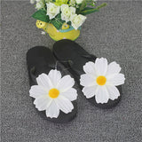 HEE GRAND Woman Beach Flip Flop Slippers Flat with Summer Colorful Flower Slide Women's Shoes Candy Color Girl's Footwear XWT616