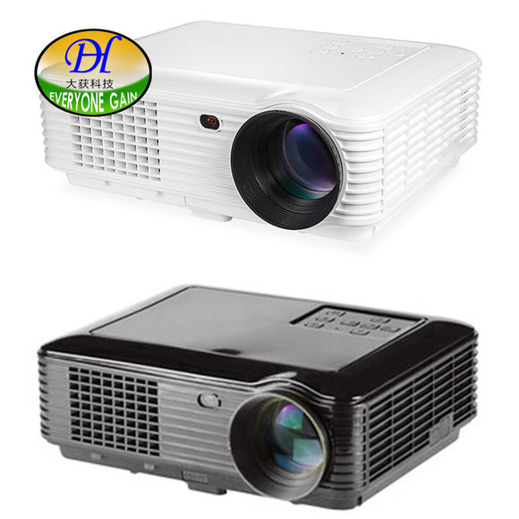 Everyone Gain LCD Home Theater Projector support 3D Full HD 800*600P 1080P 25-300 inches via USB HDMI VGA TV port TL226 Beamer