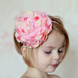 2017  Shipping  Girls kids headbands Elastic faixa de cabelo Flower Hair accessories Photography Prop Band Headbands #LWN