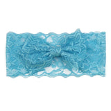 JECKSION 2017 New Fashion Girls Lace Big Bow Hair Band  Head Wrap Band Accessories #LSW