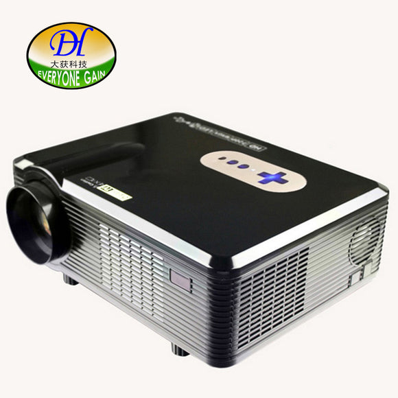 2017 New DH-TL260 Red Blue 3D Game Projector 1280*800 Support 1080P LCD Full HD Build-in Speaker Home Business Theater Proyector