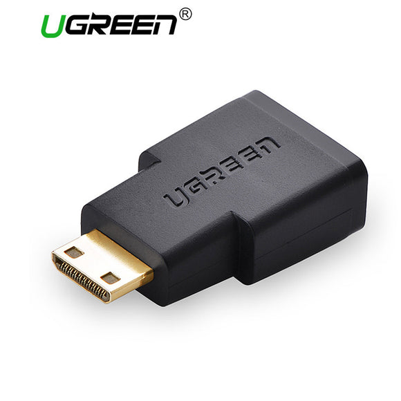 Ugreen HDMI female TO Mini HDMI Adapter converter gold plated connector HDMI V1.4 Ethernet 1080P 3D hdmi adapter