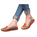 HEE GRAND Floral Print Patchwork Women Flats Slip-on Soft Comfortable Casual Shoes Spring And Autumn Shoes For Women XWD1260