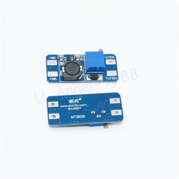 Wholesale 1pcs DC DC step up converter boost 2A power supply module IN 2V- 24V to OUT 5V-28V adjustable regulator board Dropship