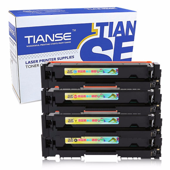 TIANSE 4 Colors/set Toner Cartridge Compatible For HP M252N M252DW M277DW M277N Non-OEM Printing Supplies Brilliant Colors