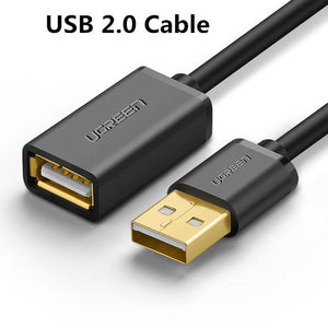 Ugreen USB 3.0 Cable Super Speed USB Extension Cable 2.0 Male to Female 0.5m 1m 1.5m 2m 3m USB Data Sync Transfer Extender Cable