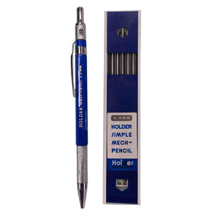 High Quality 2mm Drawing Metal Pencil And 12 Pencil Core New Practical Drawing Device Free Shipping