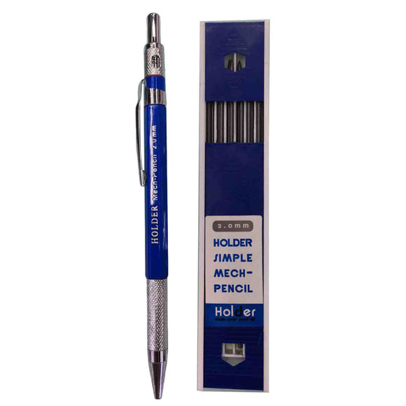High Quality 2mm Drawing Metal Pencil And 12 Pencil Core New Practical Drawing Device Free Shipping
