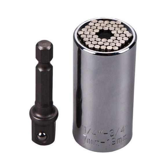 2 Piece Gator Grip Universal Socket Multi-Function Hand Tool Set