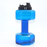 2.2L  Dumbbell Shaped Bpa-Free Plastic Water Bottle
