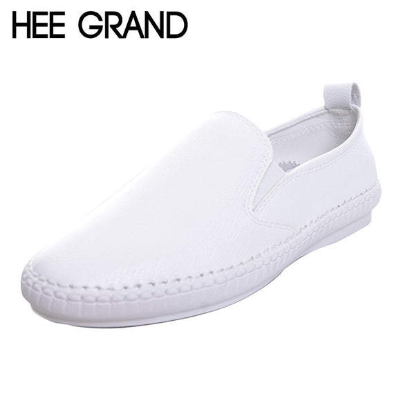 HEE GRAND Cute High Quality Women Loafers Shoes Flat with Slip-ons PU Leisure Shoes Spring Autumn Shoes Woman DWD2588
