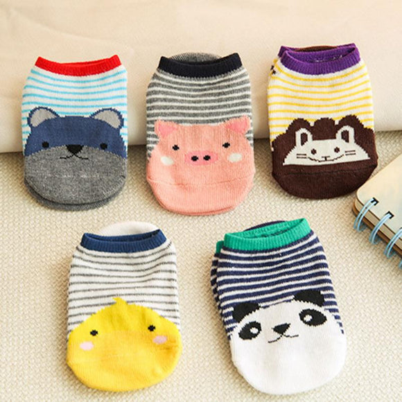 Fashion Cartoon design Baby Kid Socks Antiskid Toddler Cotton Low Socks baby girls boys socks