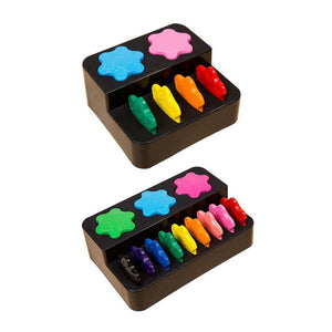 Snowflake Shape Wax Innovative Painting Crayons Multicolor Drawing Art Supplies Intelligent Children Gift Non-toxic Food Grade