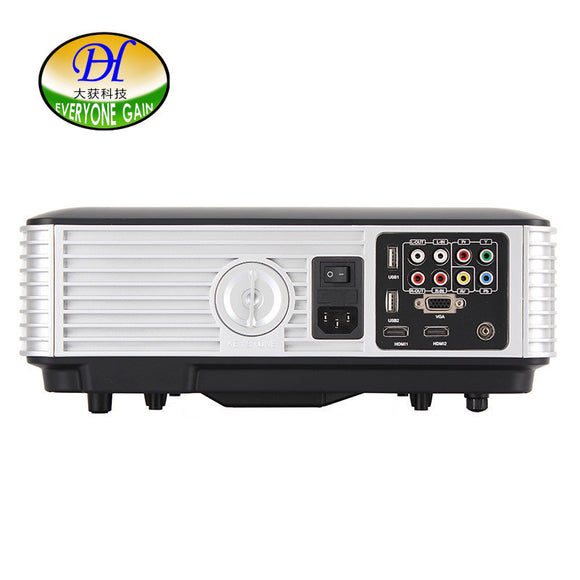 Everyone Gain Digital Projector DH-TL122 1280*800 1080P LCD Projector 2800 Lumens HD Proyector For Home Entertainment Projector