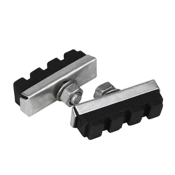 2pcs/lot Durable Road bike brake pads for MTB Bike V Brake Shoes Brake Holder Pads Black Bike Accessories wholesale #EW