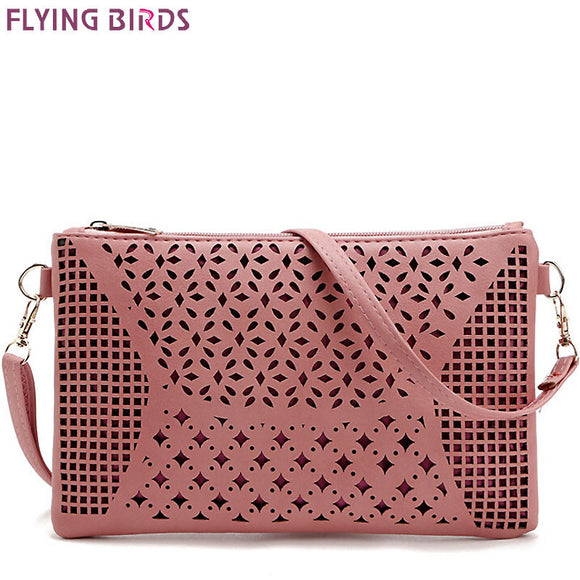 FLYING BIRDS! women bags for women messenger bags shoulder bag ladies handbag purse high quality pouch hollow out bolsa LM3142fb