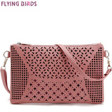 FLYING BIRDS! women bags for women messenger bags shoulder bag ladies handbag purse high quality pouch hollow out bolsa LM3142fb